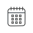 Schedule calendar icon